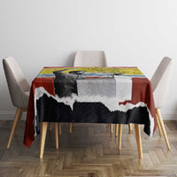 Bobby Seale Tablecloth Torn Paper Collage Design Solidarity Quote Powerful Speech Artwork Civil Rights - Wonder Print Shop