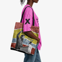 Bobby Seale Tote Bag Torn Paper Collage Design Solidarity Quote Powerful Speech Artwork Civil Rights - Wonder Print Shop