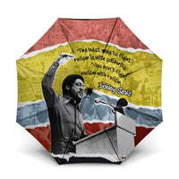 Bobby Seale Umbrella Torn Paper Collage Design Solidarity Quote Powerful Speech Artwork Civil Rights - Wonder Print Shop