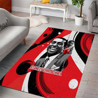 Stokely Carmichael Area Rug Abstract Design Black Power Text Civil Rights Activist - Wonder Print Shop