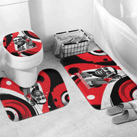 Stokely Carmichael Bathroom Set Abstract Design Black Power Text Civil Rights Activist - Wonder Print Shop