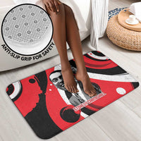 Stokely Carmichael Bathroom Set Abstract Design Black Power Text Civil Rights Activist - Wonder Print Shop