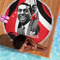 Stokely Carmichael Beach Blanket Abstract Design Black Power Text Civil Rights Activist - Wonder Print Shop