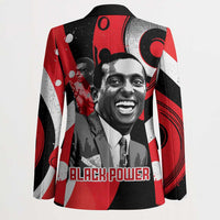 Stokely Carmichael Blazer Abstract Design Black Power Text Civil Rights Activist - Wonder Print Shop
