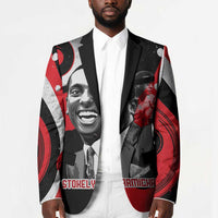 Stokely Carmichael Blazer Abstract Design Black Power Text Civil Rights Activist - Wonder Print Shop