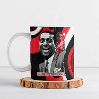 Stokely Carmichael Ceramic Mug Abstract Design Black Power Text Civil Rights Activist - Wonder Print Shop