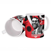 Stokely Carmichael Ceramic Mug Abstract Design Black Power Text Civil Rights Activist - Wonder Print Shop