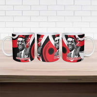 Stokely Carmichael Ceramic Mug Abstract Design Black Power Text Civil Rights Activist - Wonder Print Shop