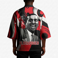Stokely Carmichael Kimono Abstract Design Black Power Text Civil Rights Activist - Wonder Print Shop