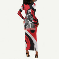 Stokely Carmichael Long Sleeve Bodycon Dress Abstract Design Black Power Text Civil Rights Activist - Wonder Print Shop