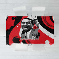 Stokely Carmichael Tablecloth Abstract Design Black Power Text Civil Rights Activist - Wonder Print Shop