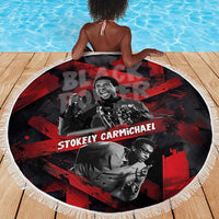 Stokely Carmichael Beach Blanket Graphic Design Black Power Quote Powerful Speech Civil Rights - Wonder Print Shop