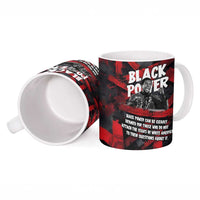 Stokely Carmichael Ceramic Mug Graphic Design Black Power Quote Powerful Speech Civil Rights - Wonder Print Shop