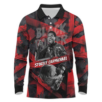 Stokely Carmichael Long Sleeve Polo Shirt Graphic Design Black Power Quote Powerful Speech Civil Rights - Wonder Print Shop
