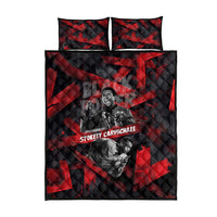 Stokely Carmichael Quilt Bed Set Graphic Design Black Power Quote Powerful Speech Civil Rights - Wonder Print Shop