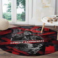 Stokely Carmichael Round Carpet Graphic Design Black Power Quote Powerful Speech Civil Rights - Wonder Print Shop