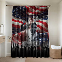 Stokely Carmichael Bathroom Set American Flag Background Black Power Quote Civil Rights Leader Powerful Speech - Wonder Print Shop