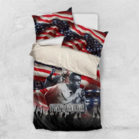 Stokely Carmichael Bedding Set American Flag Background Black Power Quote Civil Rights Leader Powerful Speech - Wonder Print Shop