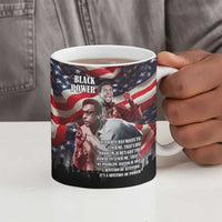 Stokely Carmichael Ceramic Mug American Flag Background Black Power Quote Civil Rights Leader Powerful Speech - Wonder Print Shop