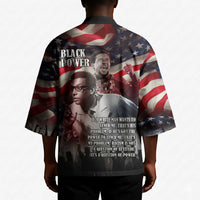 Stokely Carmichael Kimono American Flag Background Black Power Quote Civil Rights Leader Powerful Speech - Wonder Print Shop