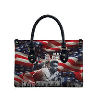 Stokely Carmichael Leather Bag American Flag Background Black Power Quote Civil Rights Leader Powerful Speech - Wonder Print Shop