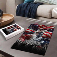 Stokely Carmichael Puzzle American Flag Background Black Power Quote Civil Rights Leader Powerful Speech - Wonder Print Shop