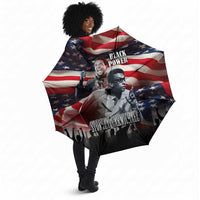 Stokely Carmichael Umbrella American Flag Background Black Power Quote Civil Rights Leader Powerful Speech - Wonder Print Shop