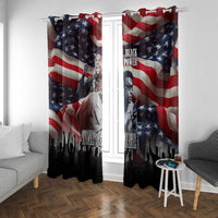 Stokely Carmichael Window Curtain American Flag Background Black Power Quote Civil Rights Leader Powerful Speech - Wonder Print Shop