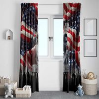 Stokely Carmichael Window Curtain American Flag Background Black Power Quote Civil Rights Leader Powerful Speech - Wonder Print Shop