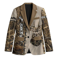 Personalized Born to Hunt Blazer Deer Hunting Lacing Detail and Camo Traditional