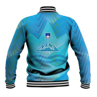 Slovenia Sport Baseball Jacket Alpine-Inspired Design with National Crest