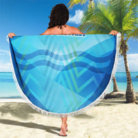 Slovenia Sport Beach Blanket Alpine-Inspired Design with National Crest