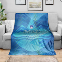 Slovenia Sport Blanket Alpine-Inspired Design with National Crest