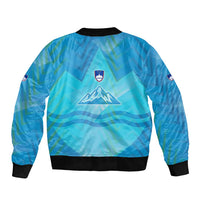 Slovenia Sport Bomber Jacket Alpine-Inspired Design with National Crest