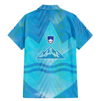 Slovenia Sport Family Matching Mermaid Dress and Hawaiian Shirt Alpine-Inspired Design with National Crest