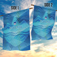 Slovenia Sport Garden Flag Alpine-Inspired Design with National Crest