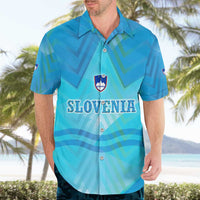 Slovenia Sport Hawaiian Shirt Alpine-Inspired Design with National Crest