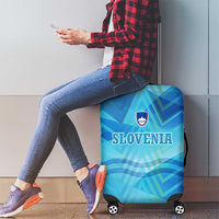 Slovenia Sport Luggage Cover Alpine-Inspired Design with National Crest