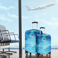 Slovenia Sport Luggage Cover Alpine-Inspired Design with National Crest