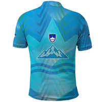 Slovenia Sport Polo Shirt Alpine-Inspired Design with National Crest