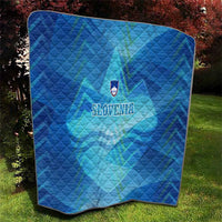 Slovenia Sport Quilt Alpine-Inspired Design with National Crest