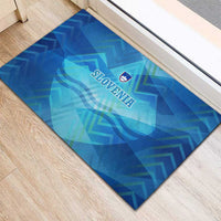Slovenia Sport Rubber Doormat Alpine-Inspired Design with National Crest