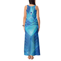 Slovenia Sport Tank Maxi Dress Alpine-Inspired Design with National Crest