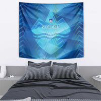 Slovenia Sport Tapestry Alpine-Inspired Design with National Crest