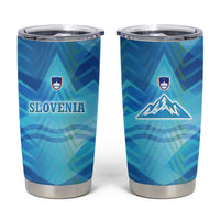 Slovenia Sport Tumbler Cup Alpine-Inspired Design with National Crest