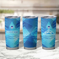 Slovenia Sport Tumbler Cup Alpine-Inspired Design with National Crest