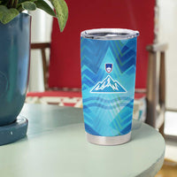 Slovenia Sport Tumbler Cup Alpine-Inspired Design with National Crest