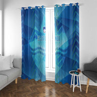 Slovenia Sport Window Curtain Alpine-Inspired Design with National Crest