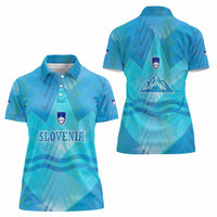 Slovenia Sport Women Polo Shirt Alpine-Inspired Design with National Crest