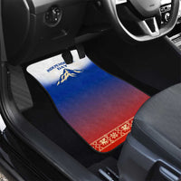 Slovenian Independence Car Mats 1990 Tribute with Dragon Emblem and Alpine Legacy